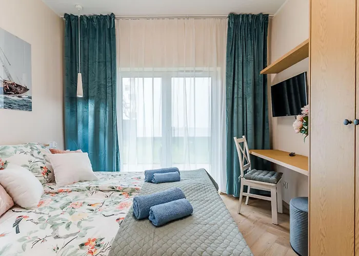 شقة Onshore Breeze By Aparo - Nowy Apartamentowiec, Ogrod, Taras, Ekspres Do Kawy, Bulwar Nadmorski, Plaza, Skwer Kosciuszki غدينيا